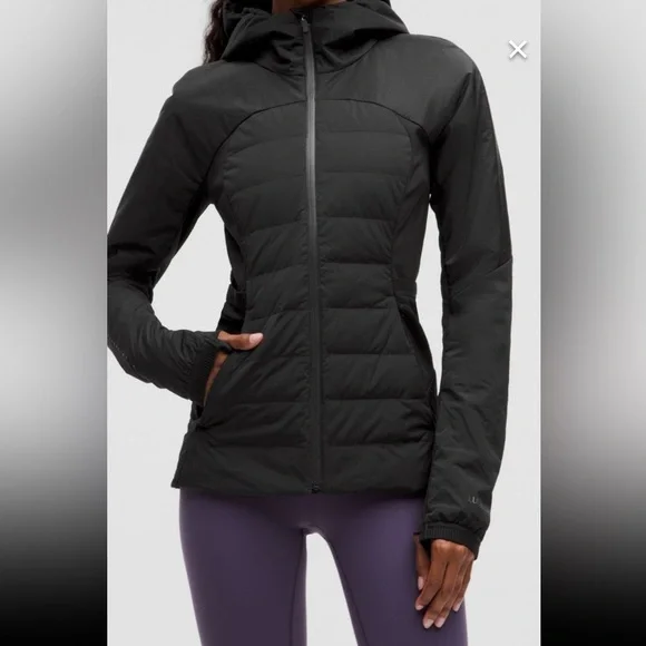 Lululemon Down For it All Women's Black Puffer Jacket - Picture 1 of 6